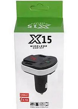 Fm модулятор fm 5в1 12-24v bluetooth x15