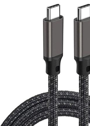 Fast charging type-c cable usb-c to usb-c 3.2 gen2*2 cable