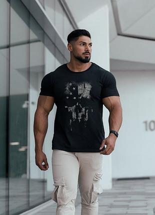 Футболка мужская "punisher usa" черная 2xl