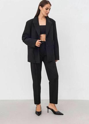 H&m чорні брюки-сигаретки відмінної якості, стан нових.