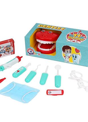 Игрушка "набор стоматолога технок", арт.7341txk 11 предметов