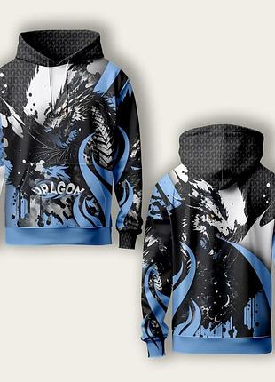 Худі спортивне з 3d принтом dracon 30994 xl