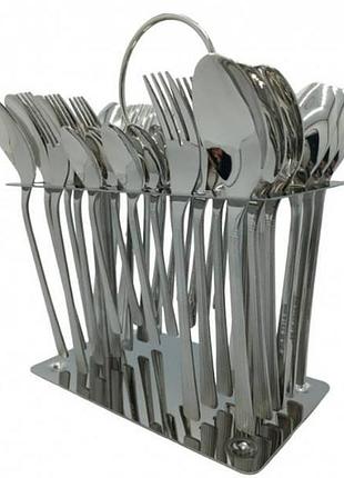 Набор столовых приборов ложки, вилки 12 персон/36 предметов cutlery set cd-03 хром