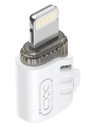 Адаптер переходник xo nb256f micro to lightning adapter белый