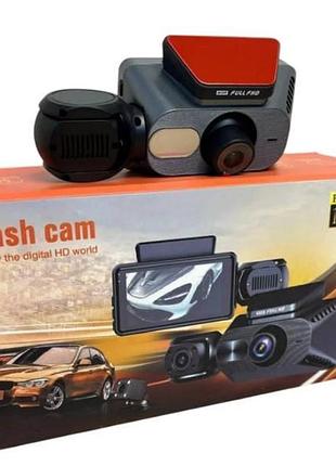 Видеорегистратор автомобильный full hd microsd до 128 12v dash cam черный