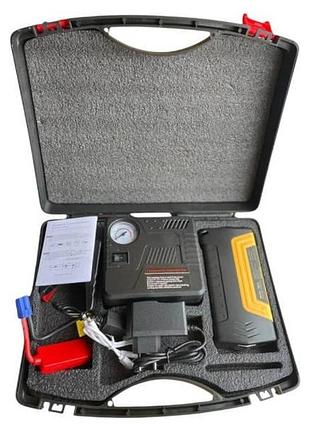 Компресор автомобільний та пускозарядний пристрій 50800 маг у валізі jumpstarter tm15