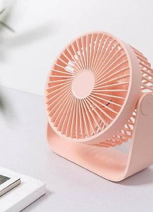 Вентилятор настольный компактный настольный/подвесной wall mounted fan and1261 розовый