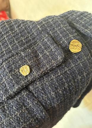 Твідовий жилет темно-синій 5