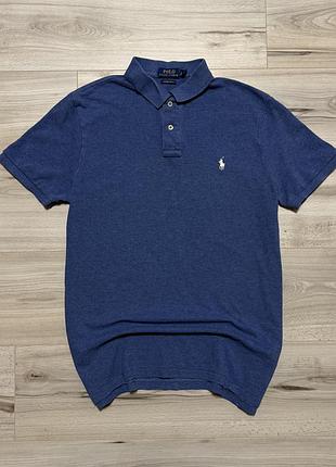 Премиальная футболка поло ральф лорен polo ralph lauren custom polo, l, оригинал