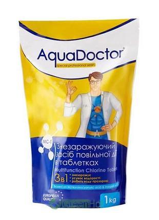 Средство для очистки воды в бассейне 1кг aquadoctor mc-t 024569 intex