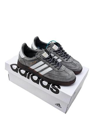 Женские кроссовки adidas spezial серые 39(24.5см)