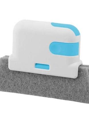 Щетка для мытья окон для труднодоступных мест cleaning brush белый с голубым