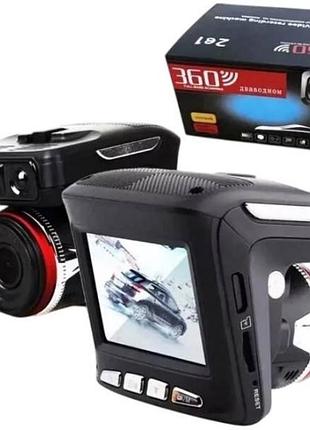 Автомобільний відеореєстратор з gps-радар-детектором dvr x7 чорний
