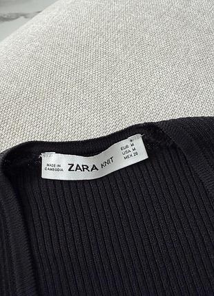 Кофта zara, лонгслів, кроп топ 3