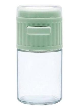 Солонка с точным контролем количества seasoning bottle зеленая