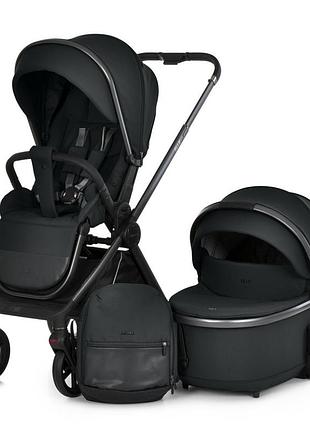 Коляска універсальна 2 в 1 elle me 1221 black