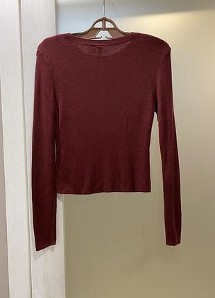 Трендовый укорочённый джемпер, топ h&m 6
