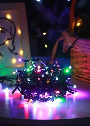 Гирлянда светодиодная от сети y25-05m 19635 13 м 300 led мультиколор