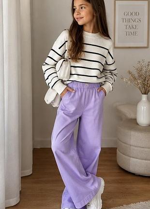💜 стильні лавандові штани name it 💜 розмір 146