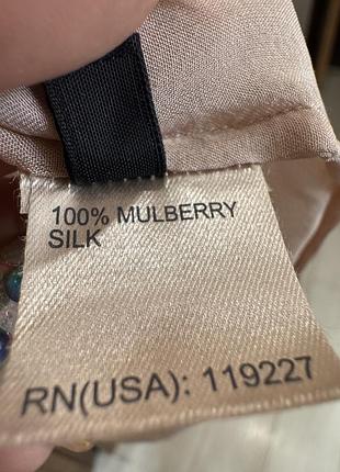 Шелковая блуза massimo dutti, оригинал, р.48-50 6