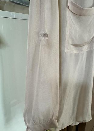 Шелковая блуза massimo dutti, оригинал, р.48-50 8