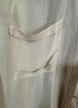Шелковая блуза massimo dutti, оригинал, р.48-50 4