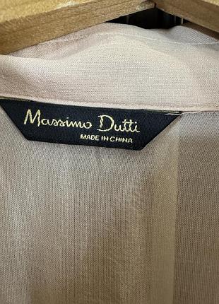 Шелковая блуза massimo dutti, оригинал, р.48-50 7