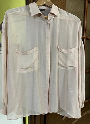 Шелковая блуза massimo dutti, оригинал, р.48-50