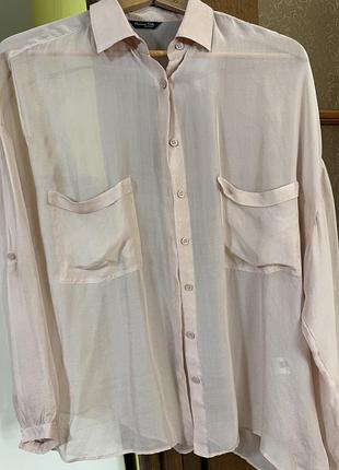 Шелковая блуза massimo dutti, оригинал, р.48-50 5