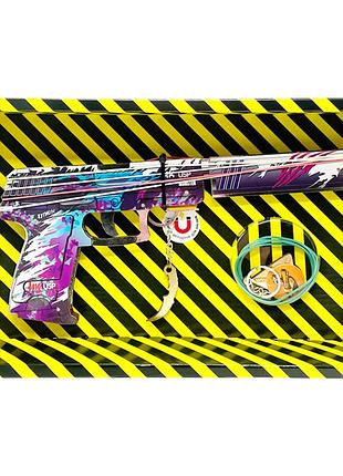 Собранная модель резинкострел "usp genesis" box usp-g