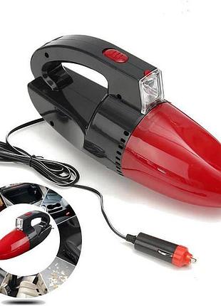 Автомобильный пылесос vacuum cleaner red красный