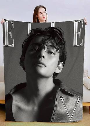 Плед 3d kim taehyung bts №2 13369 135х160 см