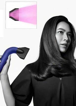Фен-стайлер для укладання волосся з 6 насадками beheart hair dryer x11pro синій