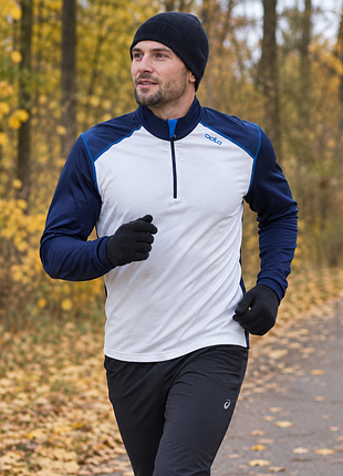 Спортисна кофта для тренувань odlo essentials ceramiwarm half-zip