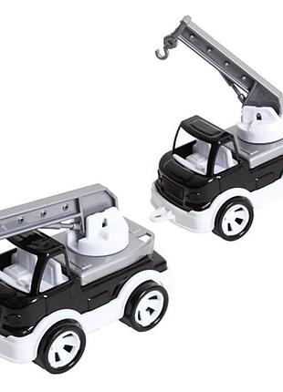 Дитяча іграшка кран "mini matik" 002/5bms(black) рухлива стріла крана, 13,5 см