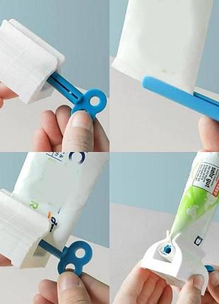 Пресс для зубной пасты и крема prozone standing tube squeezer белый