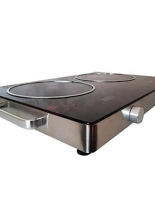 Плита инфракрасная crownberg cb-1327 2000 вт