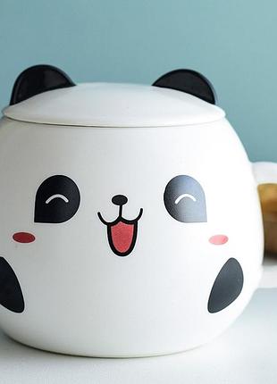 Кухоль з кришкою panda 1 14858 450 мл