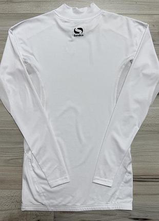 Белая компрессионная термокофта лонгслив сондико sondico core base layer, s, оригинал 4