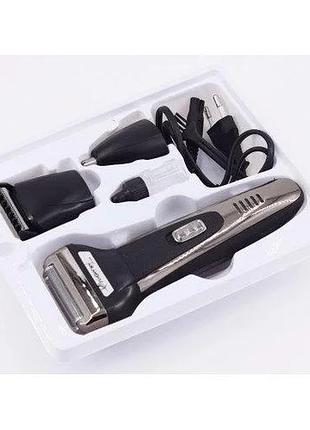 Машинка для стрижки 3 in 1 gemei gm 598 чорна