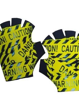 Игровые перчатки "caution! -осторожно!" glo-c