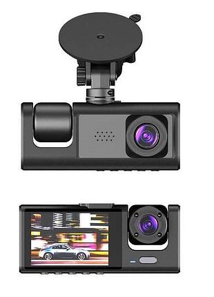 Відеореєстратор 3 камери full hd 1080 traffic recorder z37
