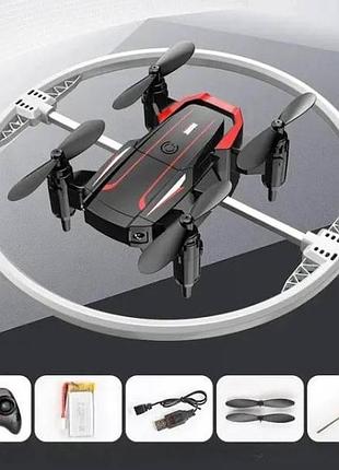Квадрокоптер дрон с цветным светом на дистанционном управлении plane toys bk2 черный