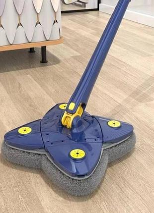 Насадка-запаска сменная для квадратной швабры spin mop 24х24см серая