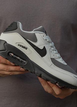 Кросівки nike air max 90 grey black 6