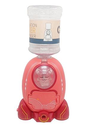 Дитяча побутова техніка "кулер" 99556(pink) звук, світло, пар