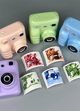 Фотоаппарат моментальной печати hd y300h салатовый