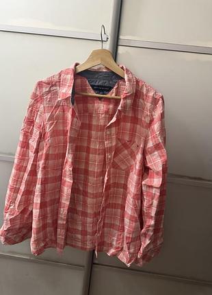 Рубашка tommy hilfiger в клетку