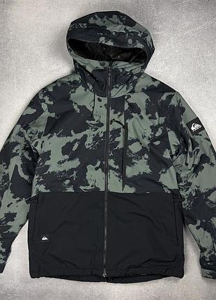 Quiksilver mission printed block 10k куртка лижна сноубодична xl dry light