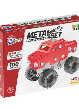 Детский металлический конструктор 1317txk 100 деталей
